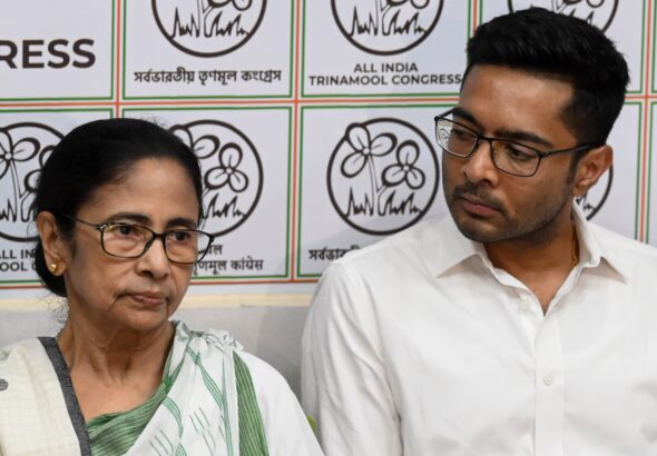 Mamata-Banerjee and Abhishek Banerjee
