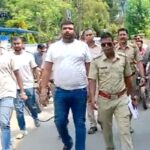 Police Walk Trinamool