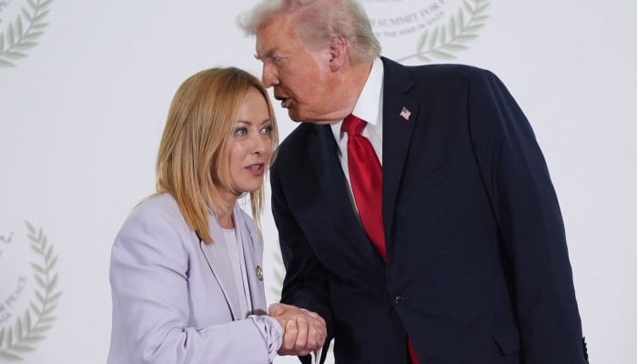 Trump and Meloni